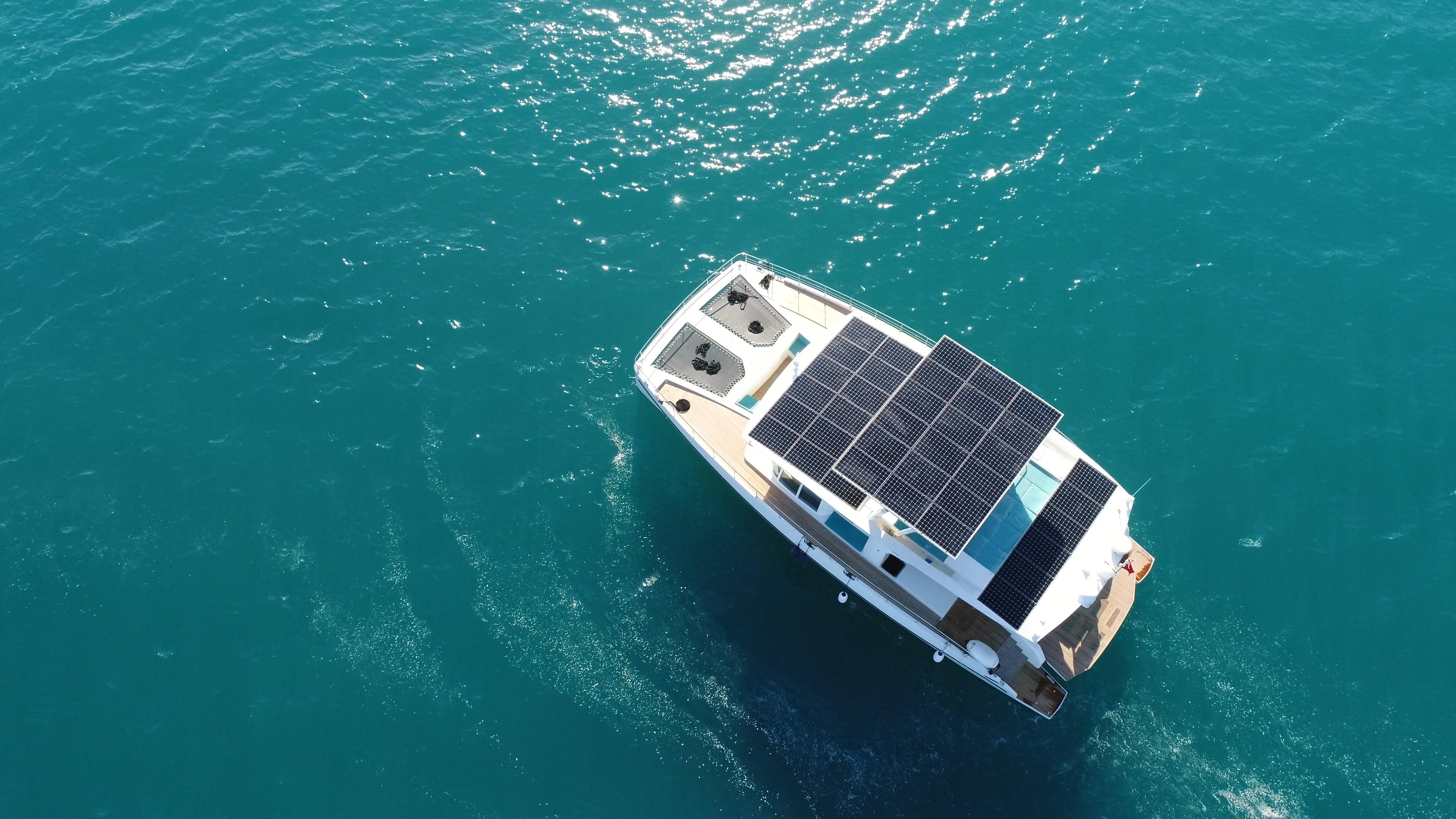 hybrid power catamaran for sale