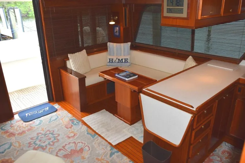 Qa3 Yacht Photos Pics Countertop has a fold-up extension panel.