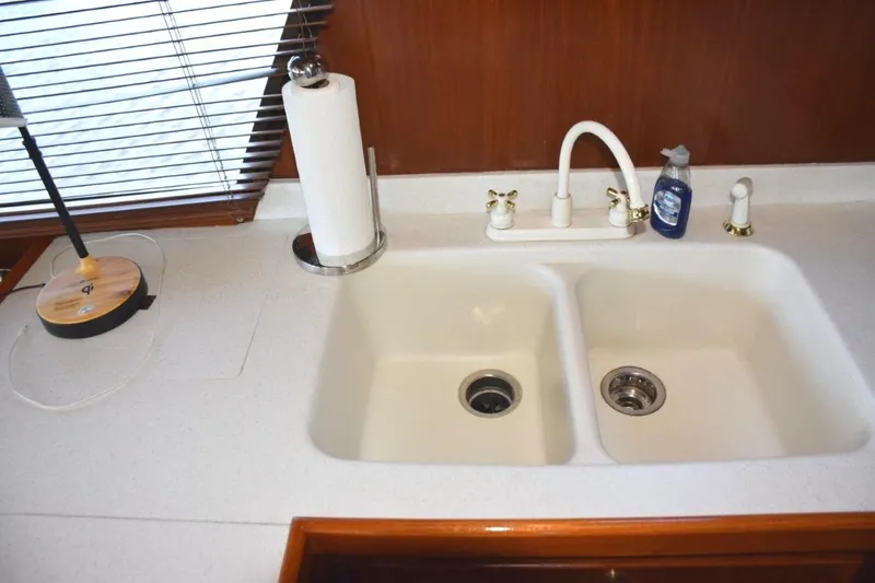 Qa3 Yacht Photos Pics Two basin sink with disposal