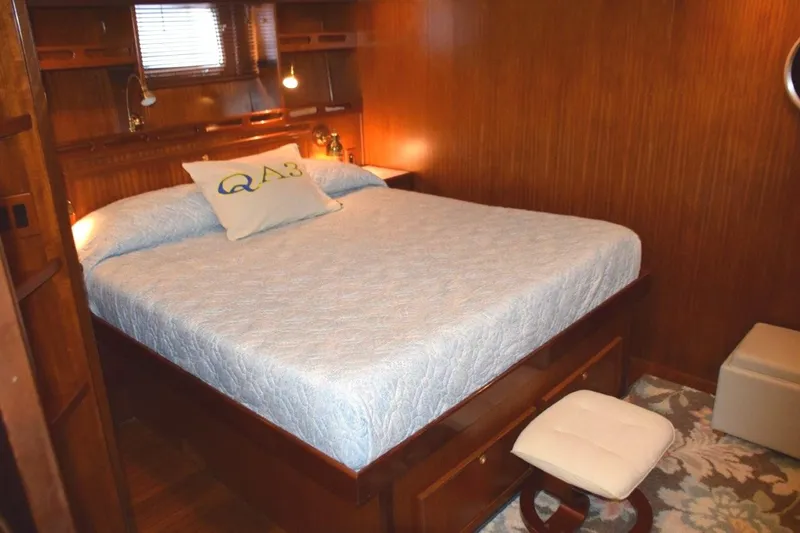Qa3 Yacht Photos Pics Master stateroom with walk-around King berth
