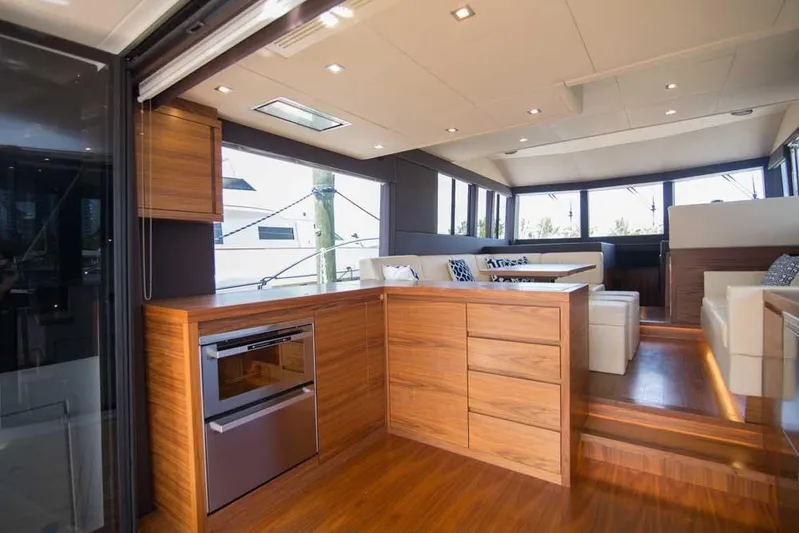 Out Of The Blue Yacht Photos Pics Galley