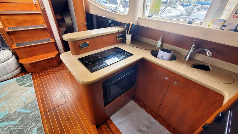 A Good Life Yacht Photos Pics Galley Aft