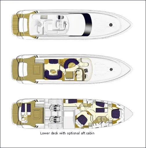  Yacht Photos Pics Manufacturer Provided Image: Floor Plans