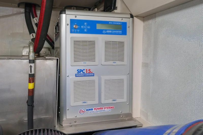 Fantasea Yacht Photos Pics Frequency converter in Sirena 64 yacht, 2020 model, by ANG Power Systems.