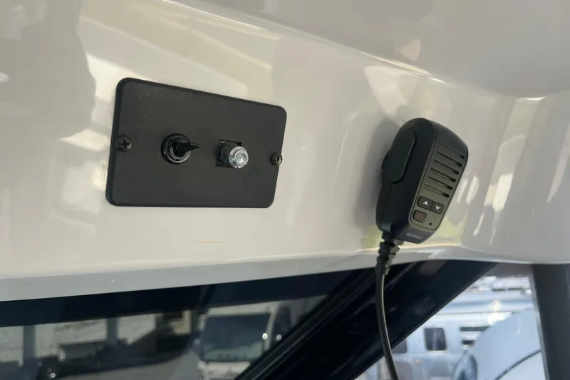  Yacht Photos Pics Control panel and microphone inside 2020 Jeanneau NC 895 boat.