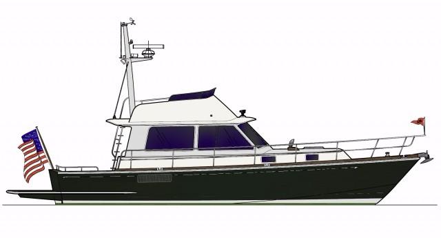 2023 Lyman-Morse HUNT Express Cruiser Flybridge