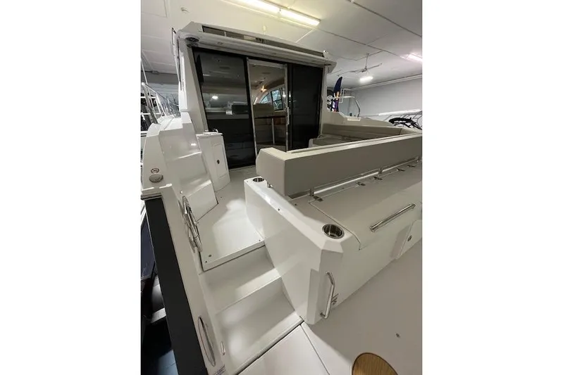  Yacht Photos Pics 2026 Cruisers Yachts 42 Cantius, sleek deck and modern interior view.