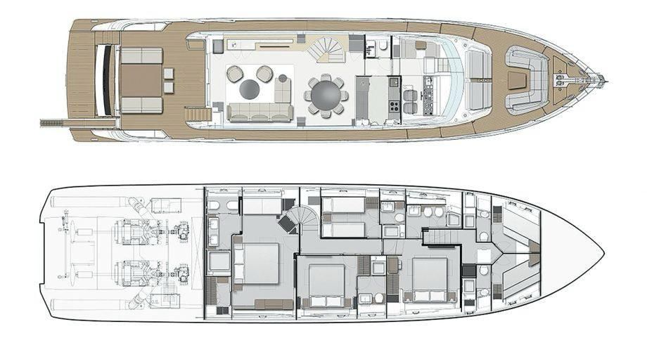 2024 Ferretti Yachts 88 