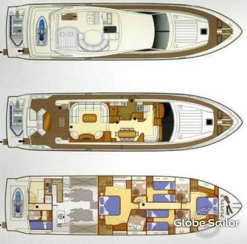 2004 Ferretti Yachts 730