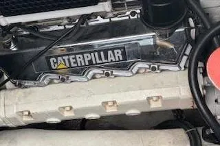  Yacht Photos Pics Engine compartment of 2000 Tiara Yachts 4100 Open with Caterpillar engine.