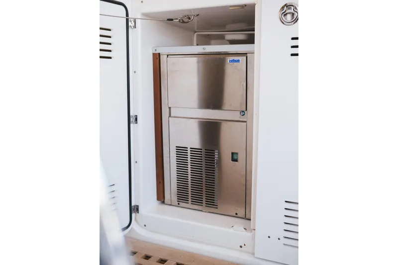 Almissa Yacht Photos Pics Stainless steel appliance in 2023 Lagoon LAGOON 46 yacht interior.