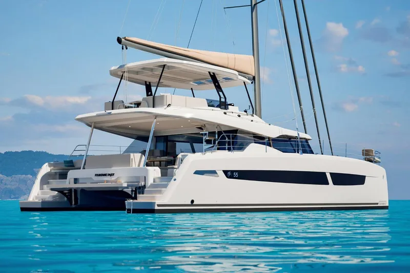 Fountaine Pajot Fp 55 Yacht Photos Pics Fountaine Pajot FP 55 - Mouillage