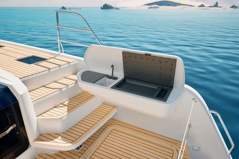 Fountaine Pajot Fp 55 Yacht Photos Pics Fountaine Pajot FP 55 - Cockpit arrière