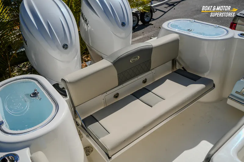  Yacht Photos Pics 2026 Key West 260 Center Console boat with dual Yamaha engines and comfortable seating.