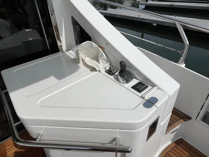 Penny Lane Yacht Photos Pics 2014 Azimut 55S yacht control panel with sleek design and modern features.