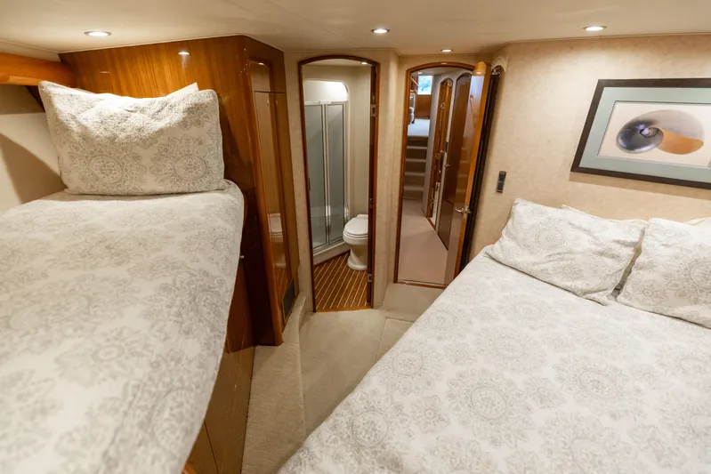 Barefoot Drive Yacht Photos Pics 2008 Viking 64 Enclose Bridge