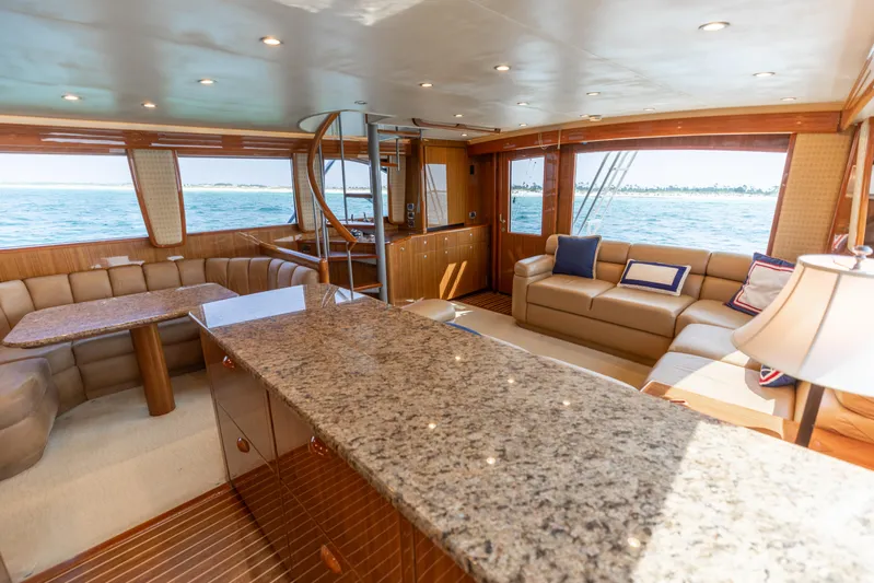 Barefoot Drive Yacht Photos Pics 2008 Viking 64 Enclose Bridge- Galley