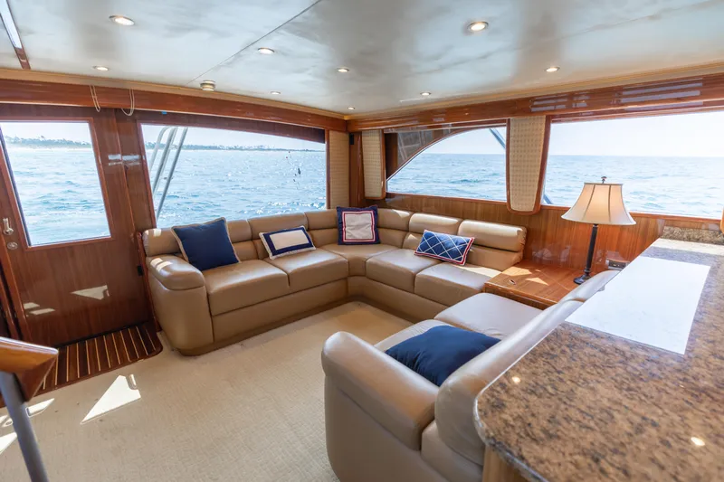 Barefoot Drive Yacht Photos Pics 2008 Viking 64 Enclose Bridge- Galley