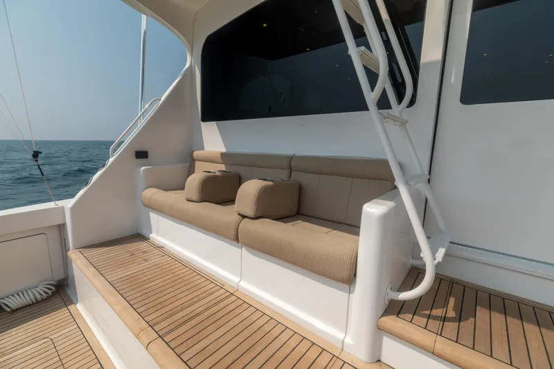 Barefoot Drive Yacht Photos Pics 2008 Viking 64 Enclose Bridge- Cockpit