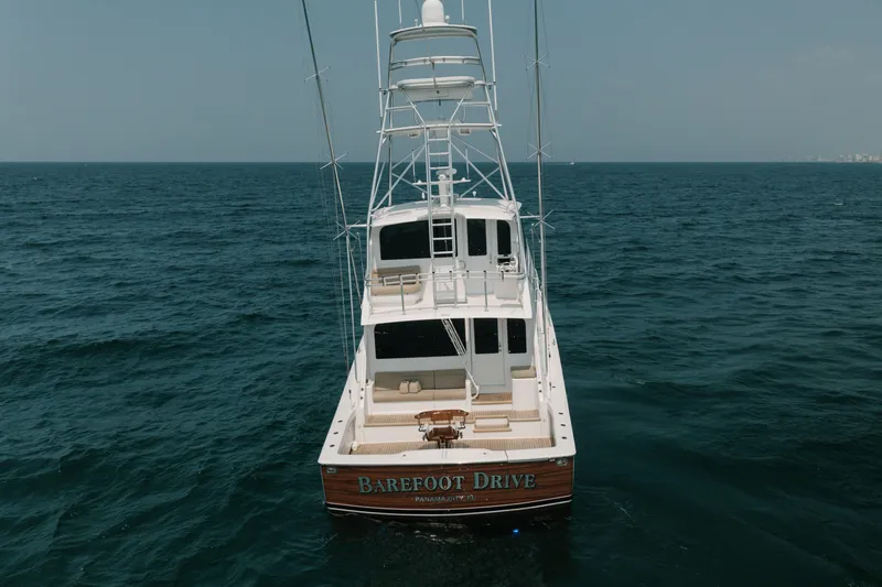 Barefoot Drive Yacht Photos Pics 2008 Viking 64 Enclose Bridge- Transom