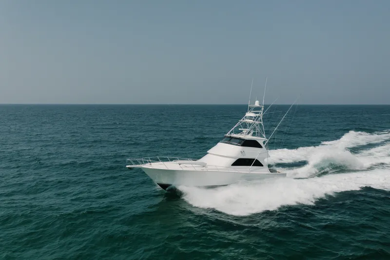 Barefoot Drive Yacht Photos Pics 2008 Viking 64 Enclose Bridge- Port