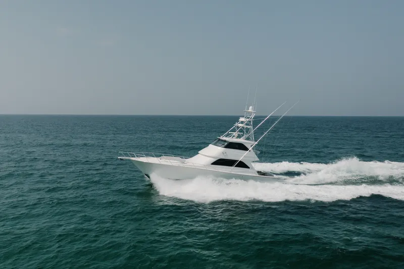 Barefoot Drive Yacht Photos Pics 2008 Viking 64 Enclose Bridge- Port