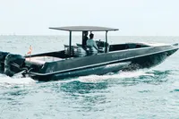 2008 FB Design Fabio Buzzi FB 38/19 S speedboat cruising on open water.
