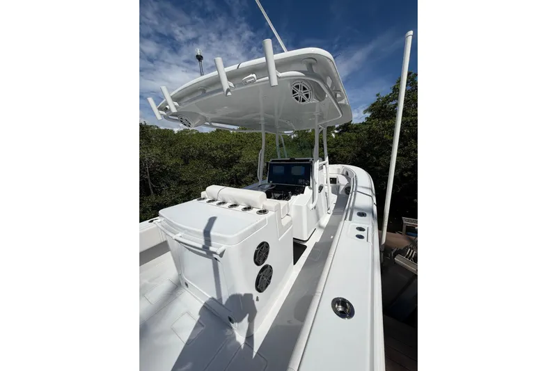  Yacht Photos Pics 2013 Contender 35 LS boat with sleek design, spacious deck, and modern equipment.