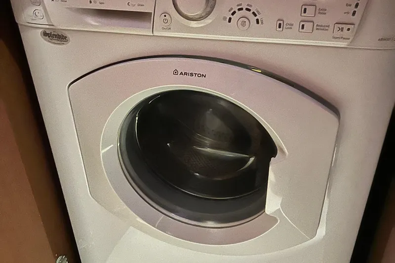 Billy Yacht Photos Pics Ariston washing machine inside 2014 Beneteau Swift Trawler 50 yacht.