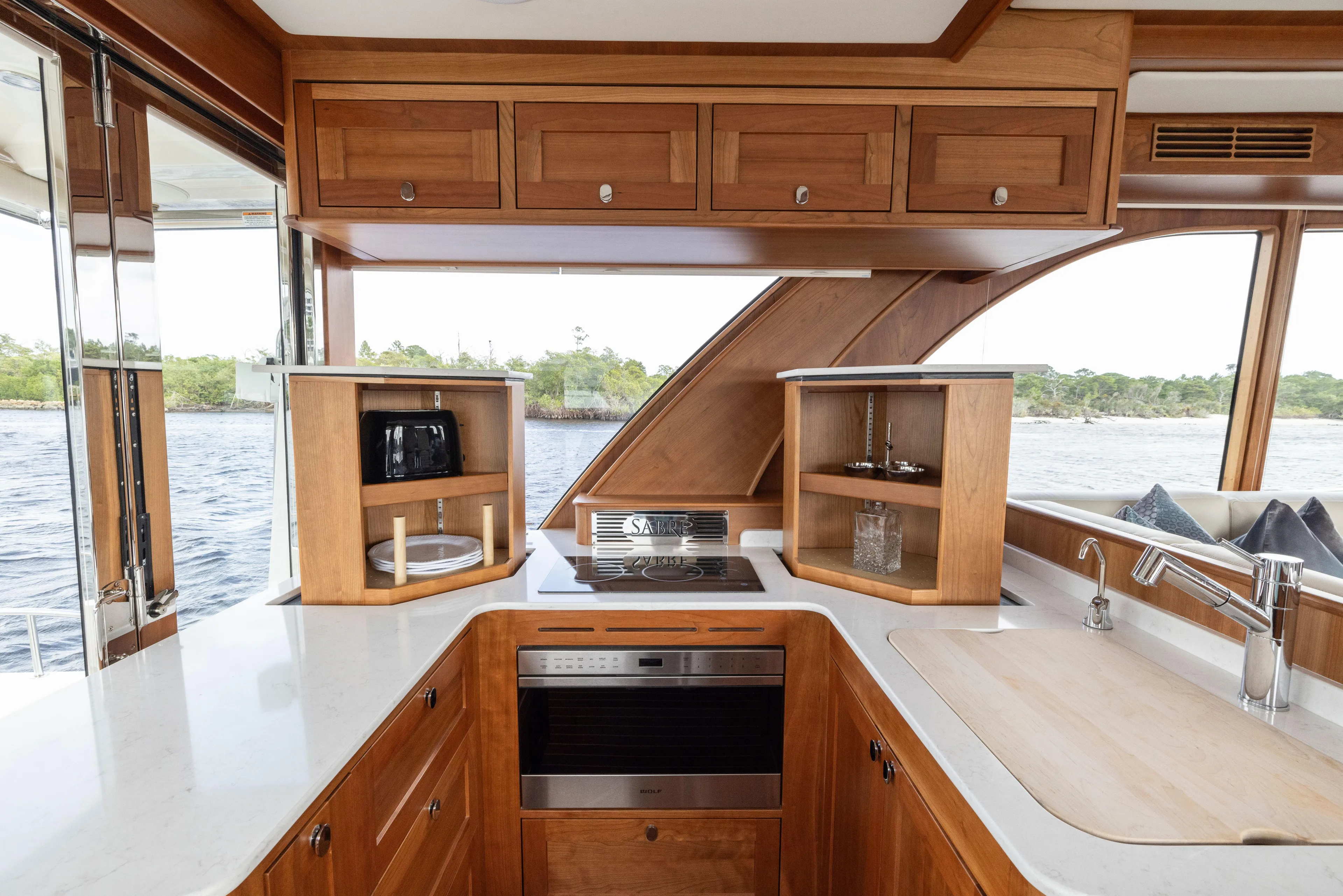 Beach To Beach Yacht Photos Pics Convenient and hidden extra galley storage