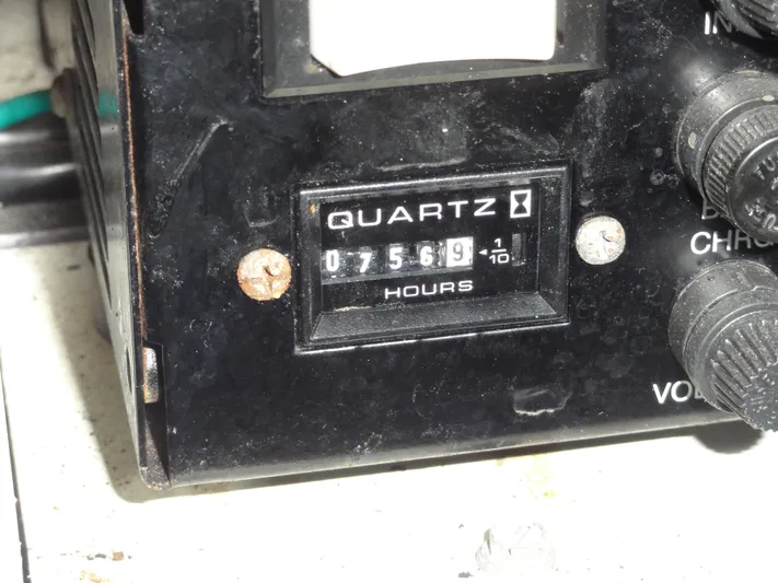  Yacht Photos Pics Hour meter showing 7569 hours on 2003 Sea Ray 380 Sundancer.