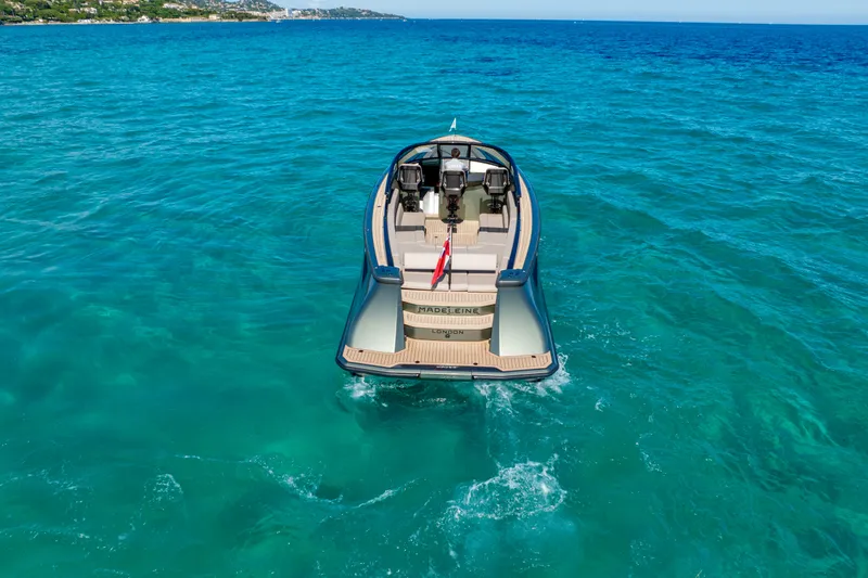 Madeleine Yacht Photos Pics 2024 Wajer 38 yacht cruising on clear blue ocean waters.