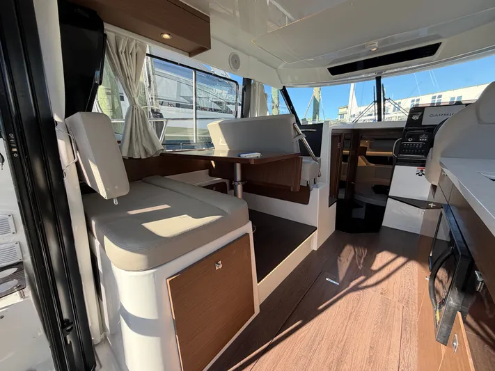  Yacht Photos Pics Interior of 2023 Jeanneau NC 1095 Fly with modern amenities.