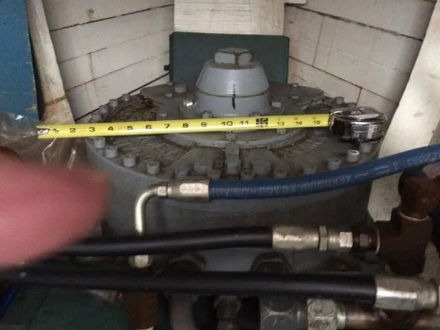 Orina Yacht Photos Pics ORINA Rudder Rotary Fin Quadrant