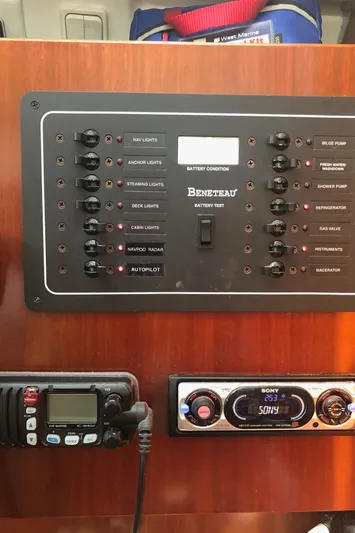 Annarosa Yacht Photos Pics Electrical panel