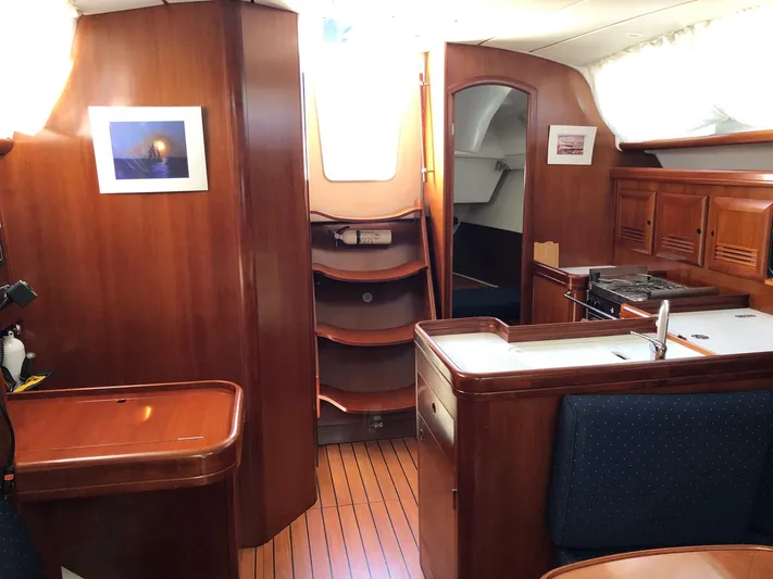 Annarosa Yacht Photos Pics Looking aft to companionway