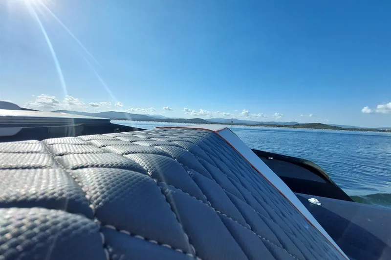 Chou Chou Yacht Photos Pics Luxurious Maori M 46 yacht deck with ocean view, 2023 model.