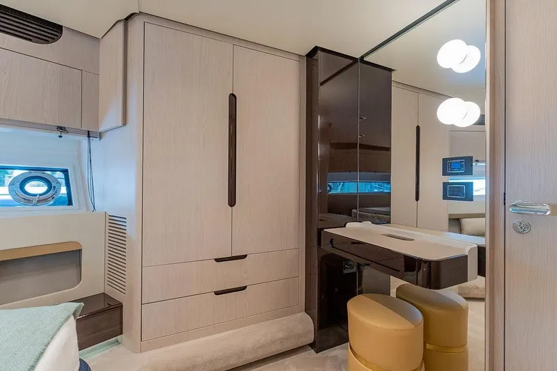  Yacht Photos Pics Luxurious interior of 2022 Azimut GRANDE 25 METRI yacht with modern furnishings and elegant design.