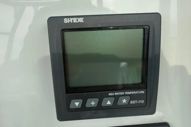  Yacht Photos Pics Sitex SST-110 sea water temperature display on 2015 Yellowfin 32 boat.