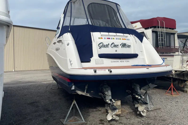  Yacht Photos Pics 2019 Rinker 370 EX boat named "Just One More" in Dunkirk, New York.