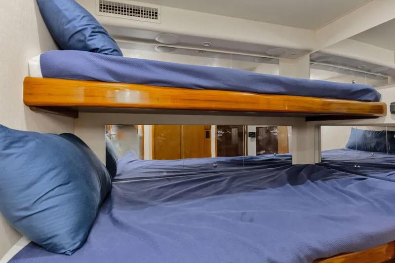 Partnership Yacht Photos Pics 2001 65 Viking Convertible Enclosed Bridge Partnership Crew Stateroom