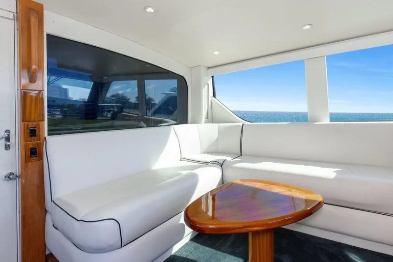 Partnership Yacht Photos Pics 2001 65 Viking Convertible Enclosed Bridge Partnership Upper Helm