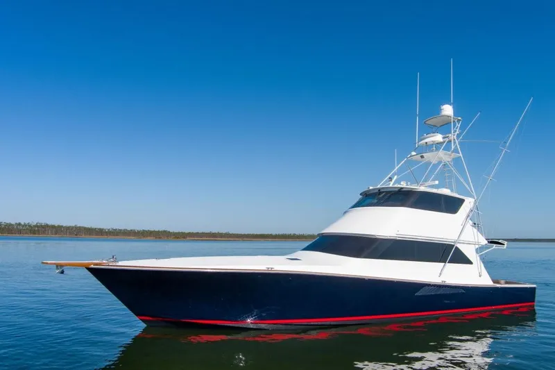 Partnership Yacht Photos Pics 2001 65 Viking Convertible Enclosed Bridge Partnership Portside