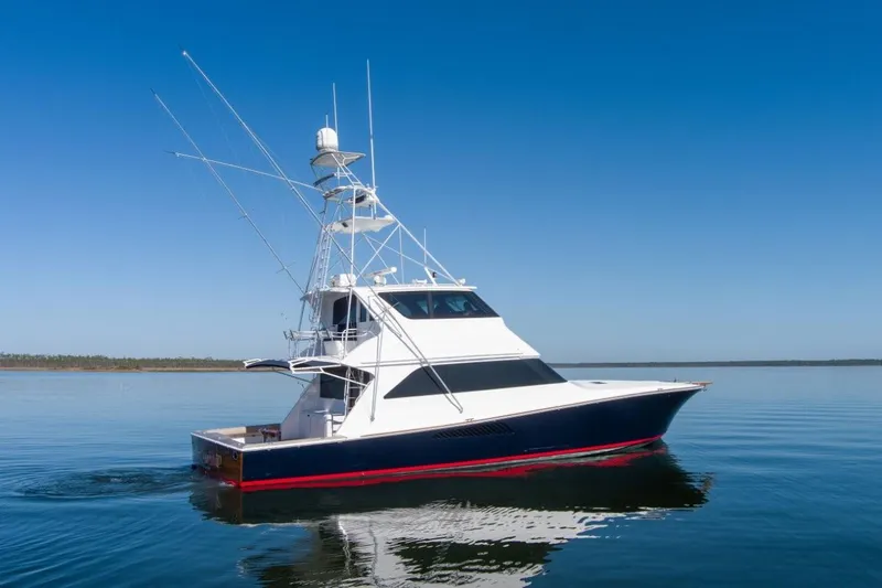 Partnership Yacht Photos Pics 2001 65 Viking Convertible Enclosed Bridge Partnership Starboard