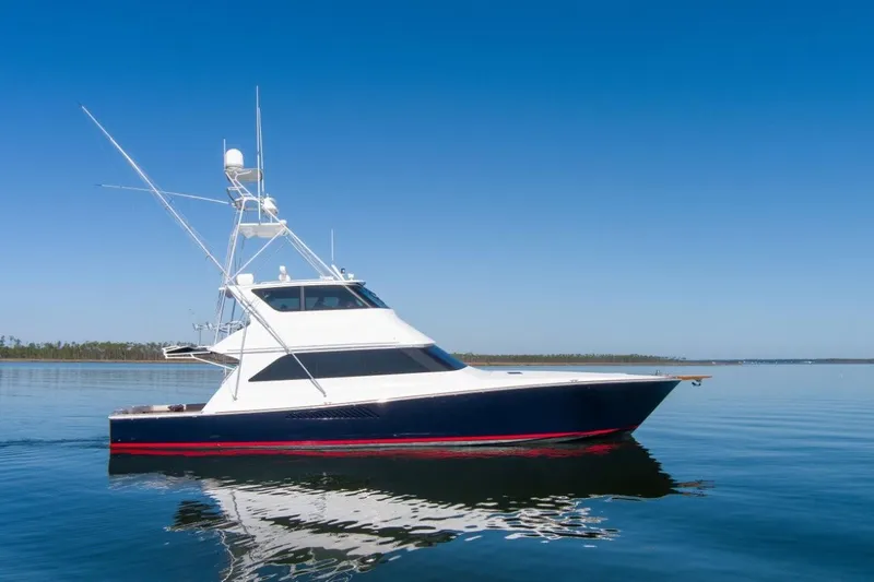 Partnership Yacht Photos Pics 2001 65 Viking Convertible Enclosed Bridge Partnership Starboard