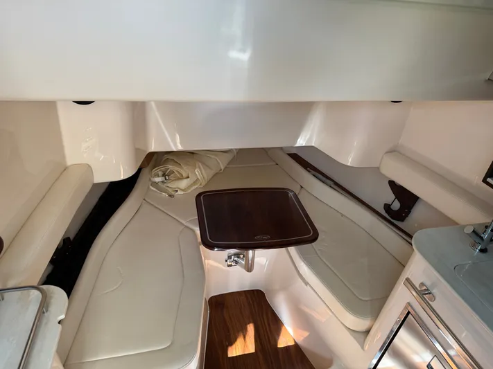  Yacht Photos Pics Interior of 2026 Grady-White Canyon 386 yacht cabin.