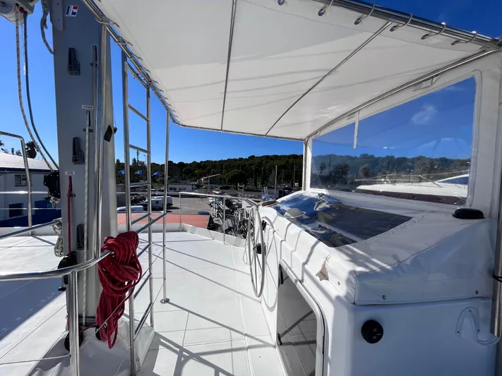  Yacht Photos Pics Sleek Catana Taino 21 Day Charter yacht deck, 2025 model, with modern design and sunshade.