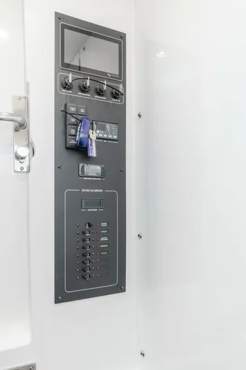  Yacht Photos Pics Electrical control panel on 2026 Mag Bay 43 Center Console boat.