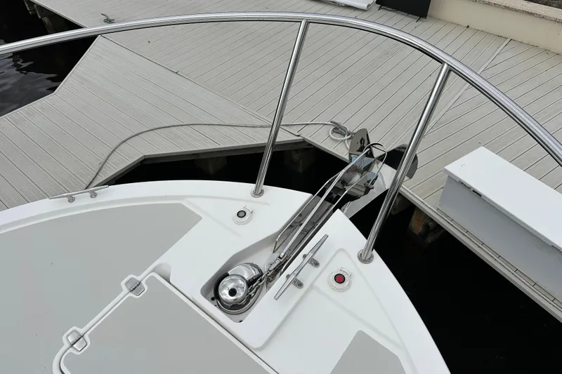 She's A Lady Yacht Photos Pics Back Cove 34 SHE'S A LADY - Exterior Bow Ground Tackle