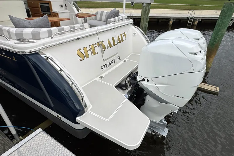 She's A Lady Yacht Photos Pics Back Cove 34 SHE'S A LADY - Exterior Engines